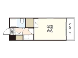 Calm西川口町【2階】の間取り