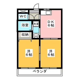 グレイスヴィラ【1階】の間取り