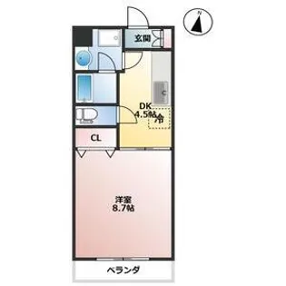 スタジオEG【2階】の間取り