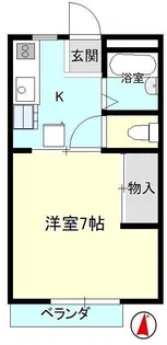 ミニハウス恵 A棟【2階】の間取り