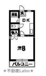 徳島県板野郡北島町鯛浜字向【アパート】の間取り