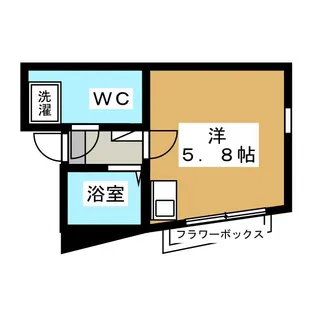 ロイヤルハワイアン【3階】の間取り