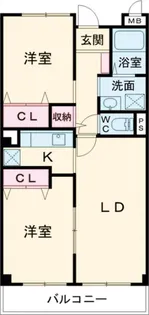 青木ビル【4階】の間取り