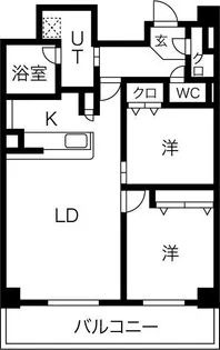 ロイジェント日吉II【10階】の間取り