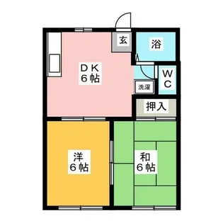 Village Mitake A棟(ヴィレッジミタケ)【2階】の間取り