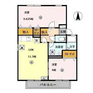ロイヤルファミールII C【1階】の間取り