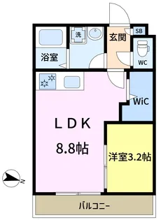 リーヴェル新小岩プレミオ【2階】の間取り