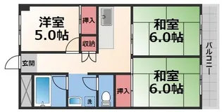 エステマール弥刀【4階】の間取り