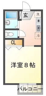 セジュール今寺【1階】の間取り