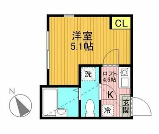 ヴィクトワール【2階】の間取り
