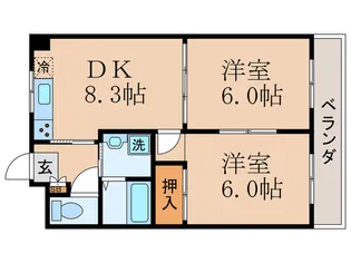 エクセル新十条【3階】の間取り