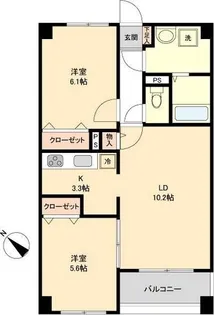 S-FORT青葉しらとり台【2階】の間取り