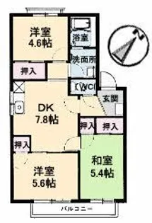 ヴィラ・シーハイル【1階】の間取り