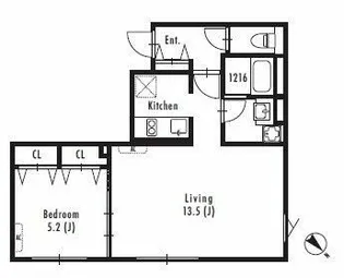 GRAN PASEO 中目黒 West【1階】の間取り
