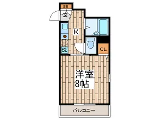 グラシュ-オオモリ【1階】の間取り