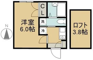 Zeal Nakano【2階】の間取り