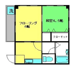 北原マンション【3階】の間取り