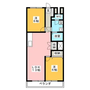 ロイヤル太平洋【4階】の間取り