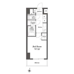 ラヴァンド大島【9階】の間取り