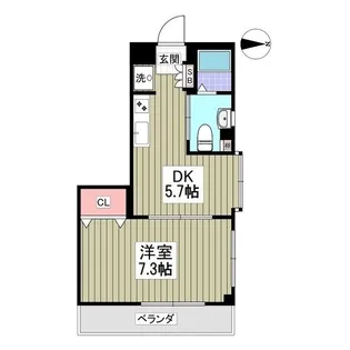 第三ハヤブサマンション【3階】の間取り