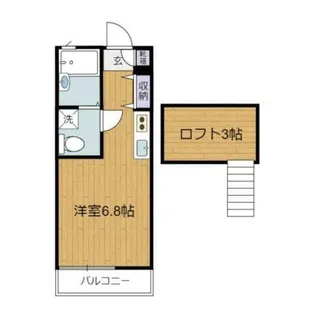 サウススプリング【1階】の間取り