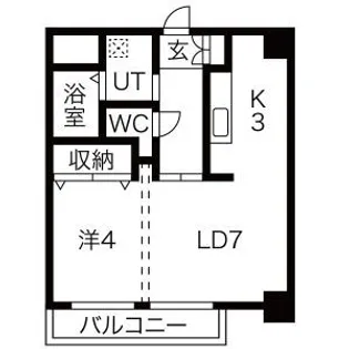 アデランテ【4階】の間取り
