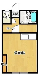 ハイツ中村【1階】の間取り