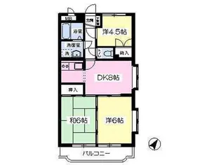 ユーミーもくしA【3階】の間取り