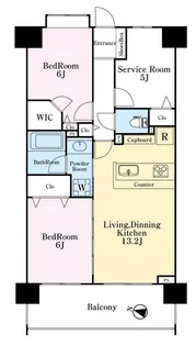 ルピナス横浜西グランファスト【2階】の間取り