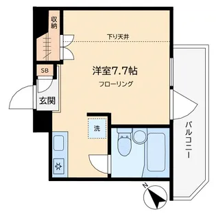シェソワ・アン【4階】の間取り