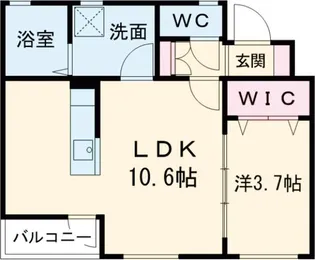 ブランシェット【1階】の間取り