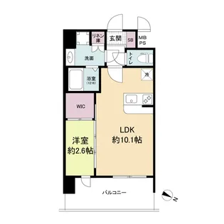 セレニテ十三ミラク【13階】の間取り