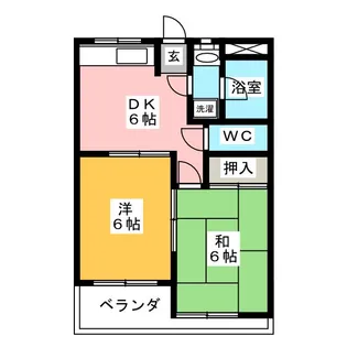 シティコーポ春田【3階】の間取り