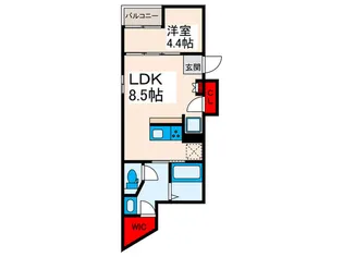 OKUNOOKU【3階】の間取り