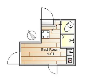 リーベ中目黒【1階】の間取り