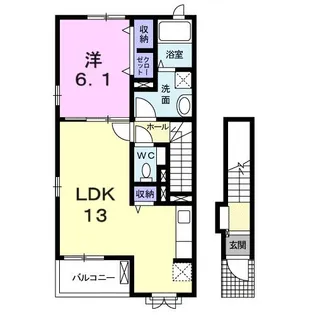 サクラ・アベニュー【2階】の間取り