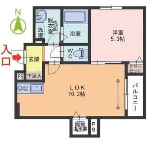 Presage【1階】の間取り