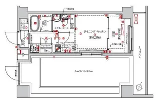 SAKURA AXIS 中板橋【9階】の間取り