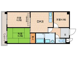 エンジェル尾上【2階】の間取り