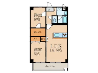 Merveille Ishida【6階】の間取り