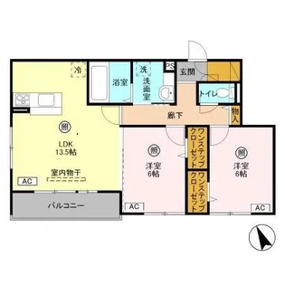 アローズデネブ【2階】の間取り