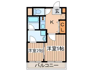 バリュ-III【5階】の間取り