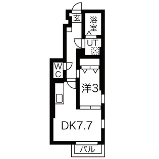 ドリームポート富谷【1階】の間取り