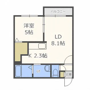 ROSE WOOD【4階】の間取り