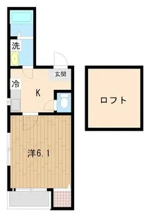 コンパートメントハウス川口元郷【1階】の間取り