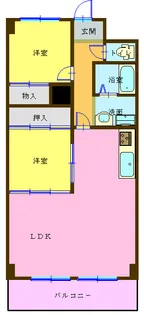 エバーグリーン新下関【2階】の間取り