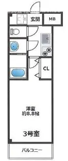 フルグランテ大宮【3階】の間取り