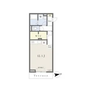 アルクトゥルス【1階】の間取り