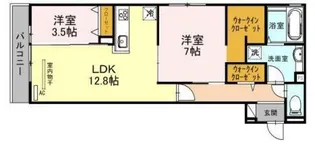 ラ・フォレ【3階】の間取り