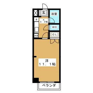 ソレイユハイム【1階】の間取り